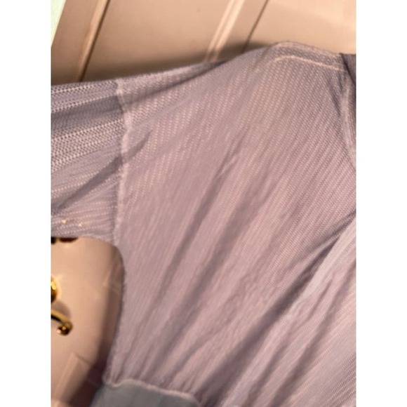 Soybu Activewear Blue Zip Up Mesh Hooded Jacket Size Medium - Picture 4 of 5